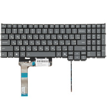 Клавіатура для ноутбука LENOVO (ThinkBook: 16 G7) ukr, dark gray, без кадру, підсвічування клавіш (copilot)
