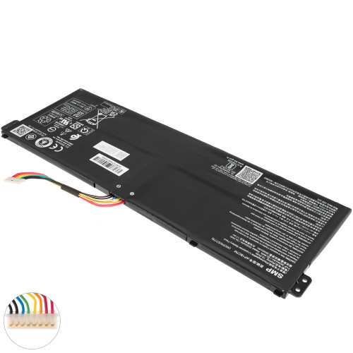 Сервісний оригінал - батарея для ноутбука ACER AP18C7M/15.4V (Swift 5 SF514-54T, SF514-54GT) 15.4V 3634mAh 55.9Wh Black (KT.00407.008)