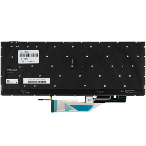 Клавіатура для ноутбука ASUS (K3402 series) ukr, black, без кадру, підсвічування клавіш (Red Esc)