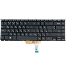 Клавіатура для ноутбука ASUS (UX325 series) ukr, black, без фрейму, підсвічування клавіш