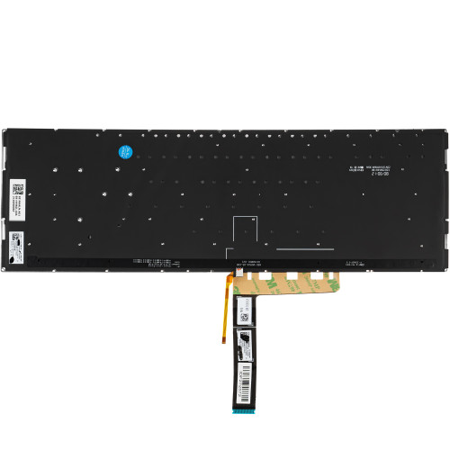 Клавіатура для ноутбука ASUS (UX535 series) ukr, black, без фрейма, підсвітка клавіш