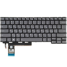 Клавиатура для ноутбука LENOVO (Slim 5 14APH8) ukr, black, без фрейма, подсветка клавиш