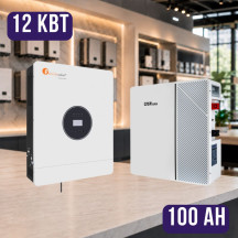 Комплект автономного енергоживлення: Felicity IVEM12048-II 12 кВт 48 В + DAH Solar DHN-LVWES05-G1 100ah 51.2V