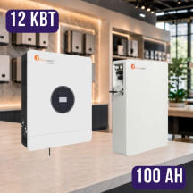 Комплект автономного енергоживлення: Felicity IVEM12048-II 12 кВт 48 В + Felicity LPBA48100-OL 51.2V 100Ah