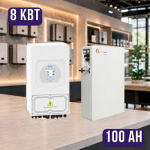 Комплект автономного енергоживлення: Deye SUN-8K-SG05LP1-EU-AM2-P 8 кВт 48 В + Felicity LPBA48100-OL 51.2V 100Ah