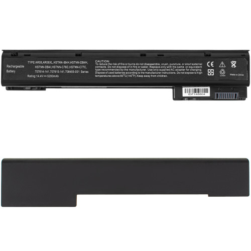 Батарея для ноутбука HP AR08XL (ZBook 15, ZBook 17 Mobile Workstation) 14.4V 5200mAh Black