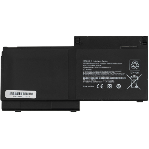 Батарея для ноутбука HP SB03XL (EliteBook 820, 820 G1, 820 G2) 11.1V 4150mAh 46Wh Black