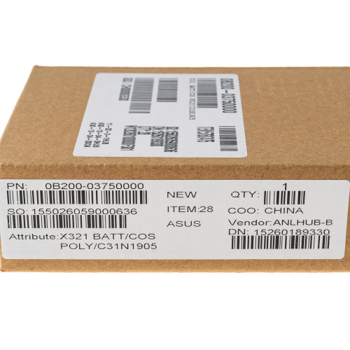 Сервісний оригінал - батарея для ноутбука ASUS C31N1905 (VivoBook S S433FA, S533FL, M533IA) 11.55V 4335mAh 50Wh Black (0B200-03750000)