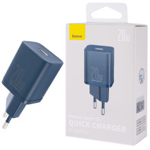 Зарядний пристрій Baseus Super Si Quick Charger 1C 20W EU Blue (CCSUP-B03)