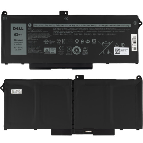 Оригинальная батарея для ноутбука Dell RJ40G (Latitude: 15 5520, 14 5420) 15.2V 4145mAh Black