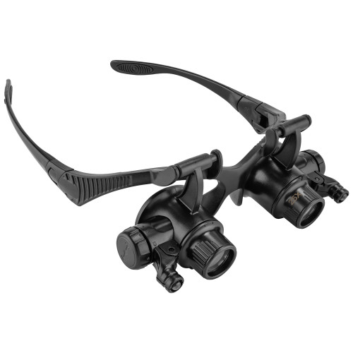Бинокулярные очки-лупы Magnifier 9892G8KX (8 пар линз) c Led подсветкой