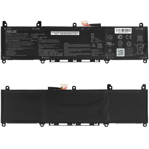 Сервисный оригинал - батарея для ноутбука ASUS C31N1806 (Vivobook S13 S330UA) 11.55V 3640mAh 42Wh Black (0B200-03030100)