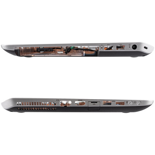 Б.У.Нижня кришка для ноутбука HP (DV6-7000, DV6T), black