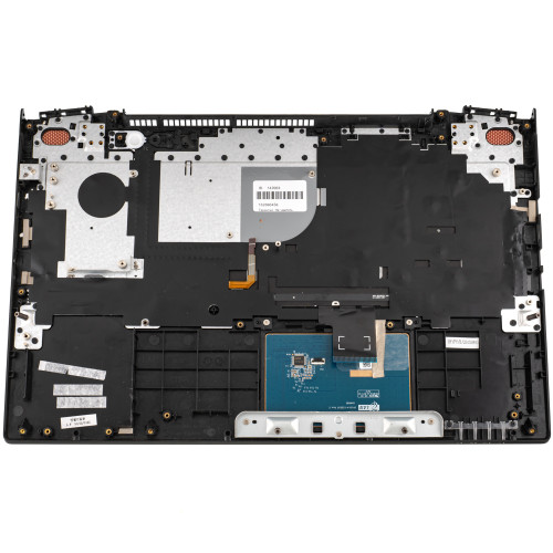 Б.У. Клавіатура для ноутбука LENOVO (Y50-70 Keyboard+Touchpad+передня панель) rus, black, підсвічування клавіш