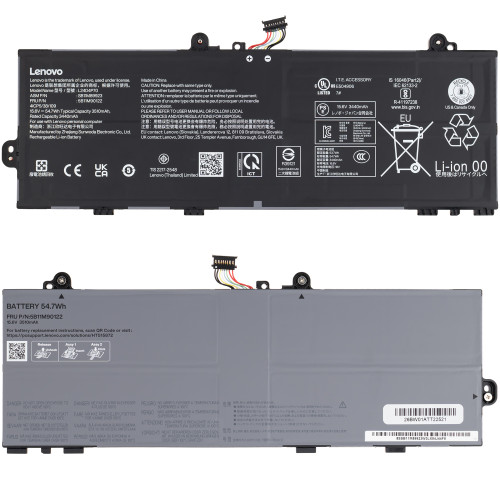 Оригинальная батарея для ноутбука Lenovo L24B4P70 (ThinkPad: X13 Gen 6) 15.6V 3506mAh Black