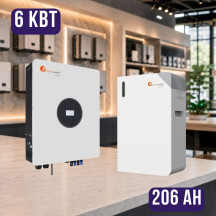 Комплект автономного энергопитания: Felicity IVEM8048-II 8 кВт 48 В+ Felicity FLB48206WG1-H 51.2V 206Ah, с подогревом