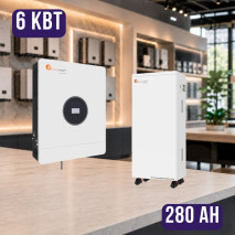 Комплект автономного энергопитания: Felicity IVEM6048-II 48В 6 кВт+ Felicity FLA48280 51.2V 280Ah