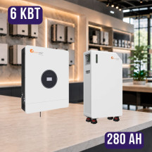 Комплект автономного энергопитания: Felicity IVEM6048-II 48В 6 кВт+ Felicity FLB48280TG1-H с подогревом, 51.2V 280Ah