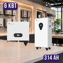 Комплект автономного енергоживлення: Felicity T-REX-6KLP1G01 6 кВт 48 В+ Felicity FLA48314-EU 51.2V 314Ah