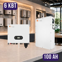 Комплект автономного енергоживлення: Felicity T-REX-6KLP1G01 6 кВт 48 В + Felicity LPBA48100-OL 51.2V 100Ah