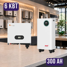 Комплект автономного енергоживлення: Felicity T-REX-6KLP1G01 6 кВт 48 В + MUST LP16-48300 51.2V 300Ah