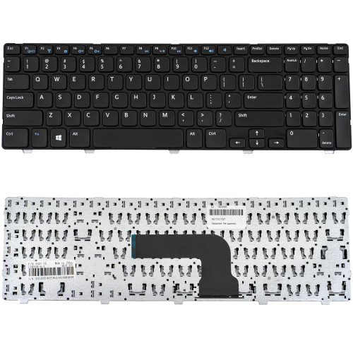 Клавіатура для ноутбука DELL (Inspiron: 15V, 15VR, 1316, 3521, 5521, Vostro: 2521) eng, black