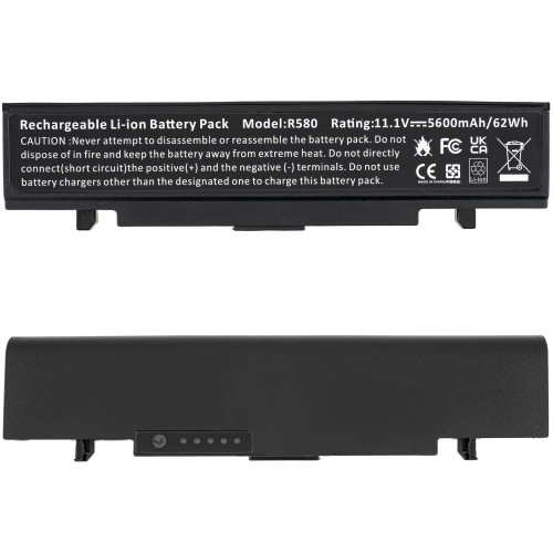 Батарея для ноутбука Samsung R522 (R420, R460, R522, R528, R530, RV408, RV410, X360, X460) 11.1V 5600mAh Black (LG/ Samsung/ Sanyo) 