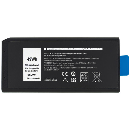 Батарея для ноутбука DELL 4XKN5 (Latitude 5404, 5414, 7404, 7414  Rugged Extreme) 11.1V 4400mAh Black