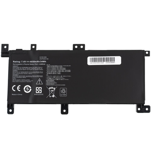 Батарея для ноутбука ASUS C21N1509 (X556UA, X556UB, X556UF, X556UJ series) 7.4V 4650mAh 34Wh Black