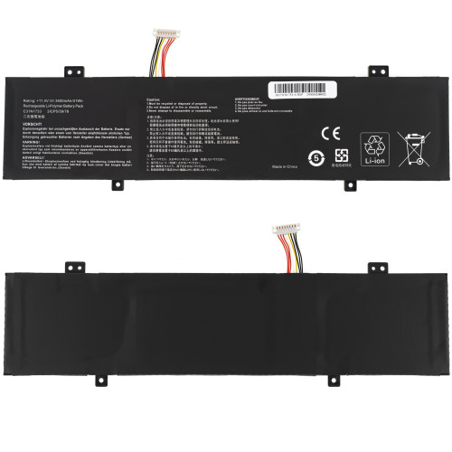 Батарея для ноутбука ASUS C31N1733 (VivoBook Flip 14 TP412UA, TP412FA) 11.4V 3600mAh Black