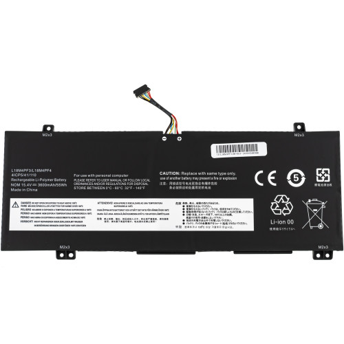 Батарея для ноутбука LENOVO L18M4PF3 (IdeaPad C340-14IWL, C340-14API) 15.4V 3600mAh 55Wh Black