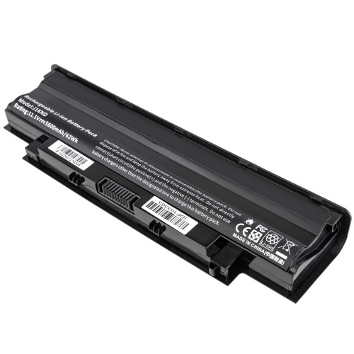 Батарея для ноутбука DELL J1KND (Inspiron 13R(N3010), 14R(N4010, N4110), 15R(N5010, N5110), 17R(N7010), M4040, M4110, M5010, M5040, M5110, Vostro 3450, 3550, 3555, 1440, 1450, 1550) 11.1V 5600mAh Black (LG/ Samsung/ Sanyo)