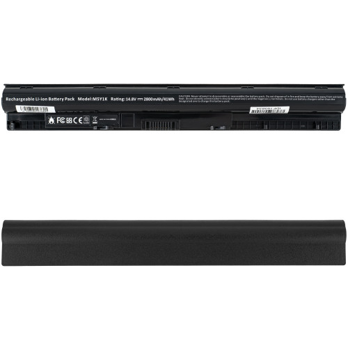 Батарея для ноутбука Dell M5Y1K (Inspiron: 3451, 3551, Vostro 3458, 3558 series) 14.8V 2800mAh Black (LG/ Samsung/ Sanyo)
