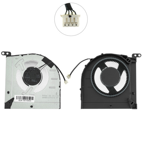 Оригинальный вентилятор для ноутбука Lenovo (IdeaPad Gaming 3 15IAH7), GPU FAN, DC 5V (Кулер)