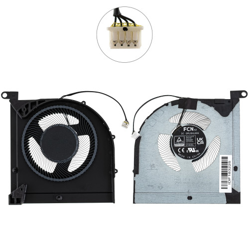 Оригинальный вентилятор для ноутбука Lenovo (Legion Slim 5 16IRH8), 12V, GPU FAN (11 мм)