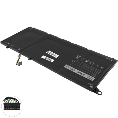 Батарея для ноутбука DELL PW23Y (XPS 13 9360 series) 7.6V 7900mAh Black