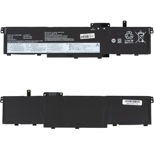 Батарея для ноутбука Lenovo L21M6P70 (ThinkPad P16 Gen 1) 11.52 8160mAh 94Wh Black