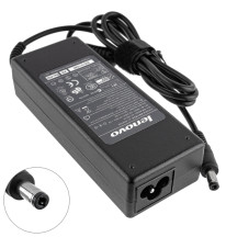 Блок живлення для ноутбука LENOVO 19V, 4.74A, 90W, 5.5*2.5мм, 3 hole, прямий роз'єм, black (без кабеля!)