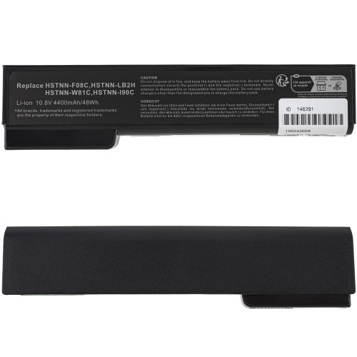 Батарея для ноутбука HP CC06 (EliteBook: 8460p, 8460w, 8470p, Probook: 4445s, 4446s, 6360b, 6460b, 6465b, 6560b, 6565b) 10.8V 4400mAh Black (OEM)