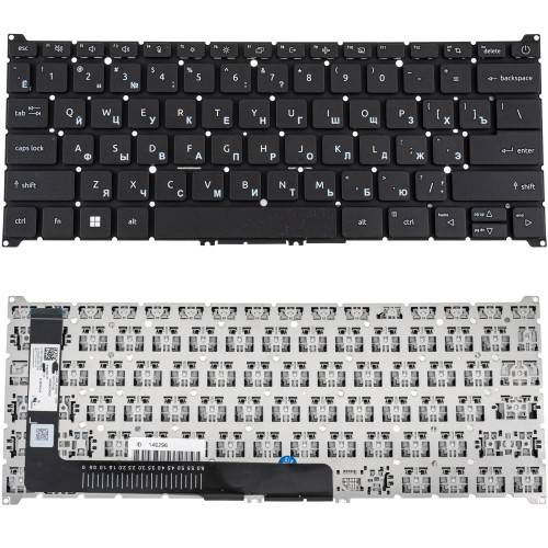 Клавиатура для ноутбука ACER (AS: A314-36, A314-42) rus, black, без фрейма