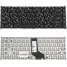 Клавиатура для ноутбука ACER (TM: P614-53, P414-53) rus, black, без фрейма