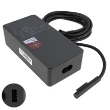 Оригінальний блок питания для планшета MICROSOFT 15V, 6.3A, 102W, 6pin, Black (без кабеля!) (Surface Pro 5, Pro 6, Pro 4, Pro3, Book)
