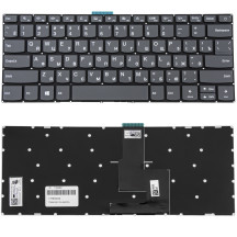 Клавиатура для ноутбука LENOVO (IdeaPad 320-14 series) rus, onyx black, без фрейма (ОРИГИНАЛ)