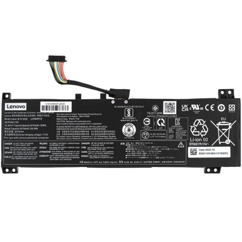 Оригінальна батарея для ноутбука LENOVO L20M4PC0 (Legion 5 15ACH6H) 15.36V 3910mAh 60Wh Black (5B11B48819)