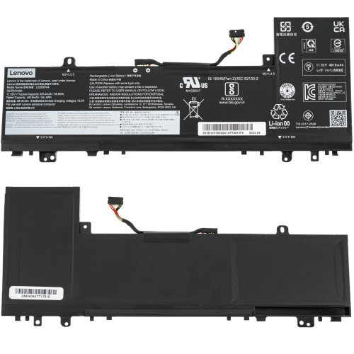 Батарея для ноутбука LENOVO L22C3PA4 (IdeaPad Slim 5 14ABR8, 5 14IAU8, 5 14IRL8) 11.52V 4915mAh 56.6Wh Black