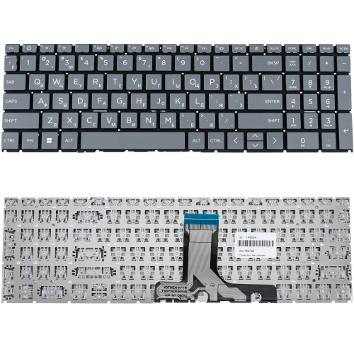 Клавіатура для ноутбука HP (250 G10) rus, gray, без фрейму