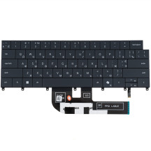 Клавиатура для ноутбука DELL (XPS: 9440) ukr, black, подсветка клавиш (ОРИГИНАЛ)