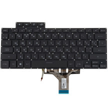 Клавіатура для ноутбука ASUS (GV301 series) ukr, black, без фрейму, підсвічування клавіш (ОРИГІНАЛ)