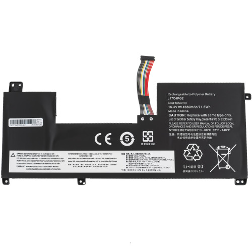 Батарея для ноутбука LENOVO L17C4PG2 (Legion Y730-17ICH) 15.4V 4650mAh Black