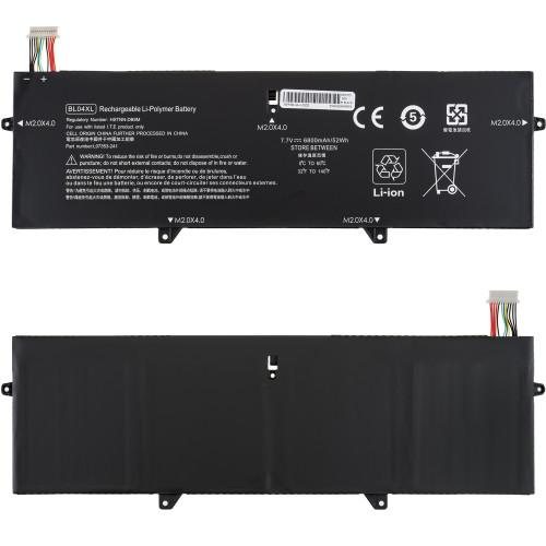 Батарея для ноутбука HP BL04XL (EliteBook x360 1040 G5, 1040 G6) 7.7V 6800mAh Black